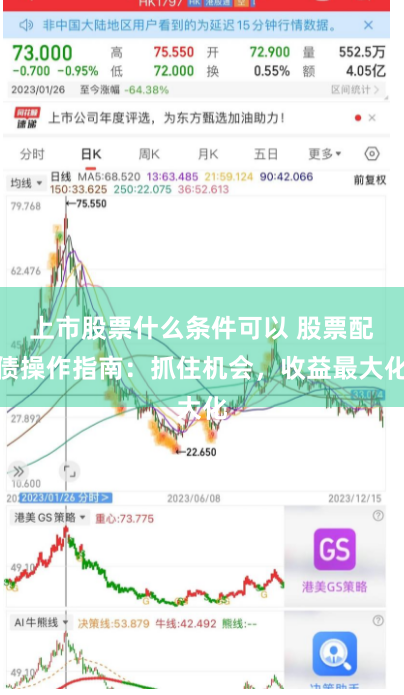 上市股票什么条件可以 股票配债操作指南：抓住机会，收益最大化